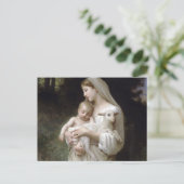 L'Innocence, William-Adolphe Bouguereau Postkarte (Stehend Vorderseite)