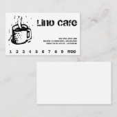 Lino Cafe Punch / Loyalty Card Treuekarte (Vorne/Hinten)