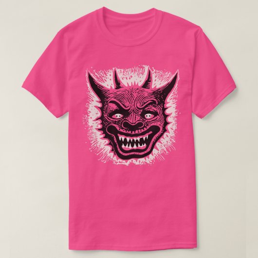 Lino Cut Devil 2 T-Shirt (Design vorne)