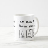 Lino Periodenname Tasse (VorderseiteRechts)