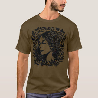 Linocut Frauen 3 T-Shirt