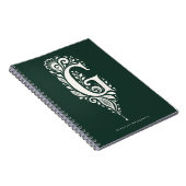 Linolschnitt-Buchstabe G Botanisches Monogramm Not Notizblock (Rechte Seite)