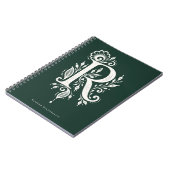 Linolschnitt-Notizbuch mit botanischem Monogramm B Notizblock (Linke Seite)