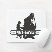 Linotype Mouse Mat Mousepad (Mit Mouse)