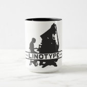 Linotype-Tasse Tasse (Zentrum)