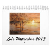 Lins Watercolors2013 Kalender (Titelbild)