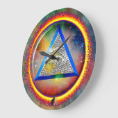 Linse der Vorsehung Wanduhr (Winkel)