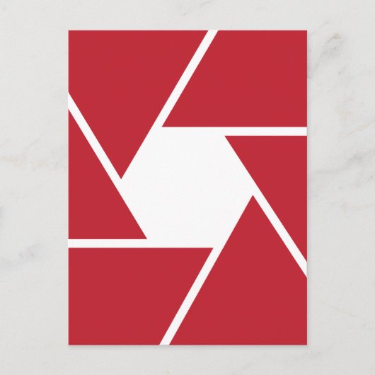 Linsen öffnen Grafikdesign Postkarte (Vorderseite)