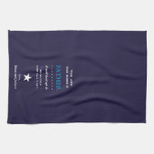 Linsengeschenk für Vater Geschirrtuch (Horizontal)