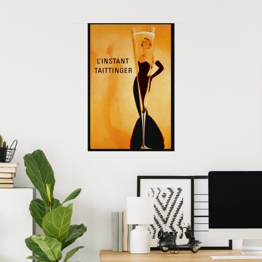 L'Instant Taittinger Poster Print (Heimbüro)