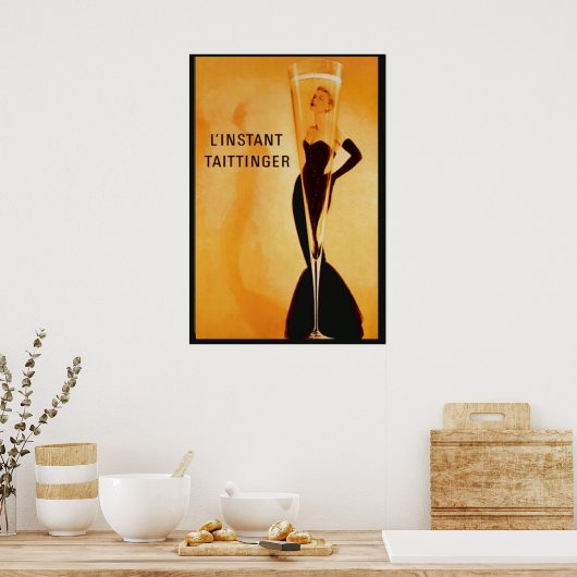 L'Instant Taittinger Poster Print (Küche)