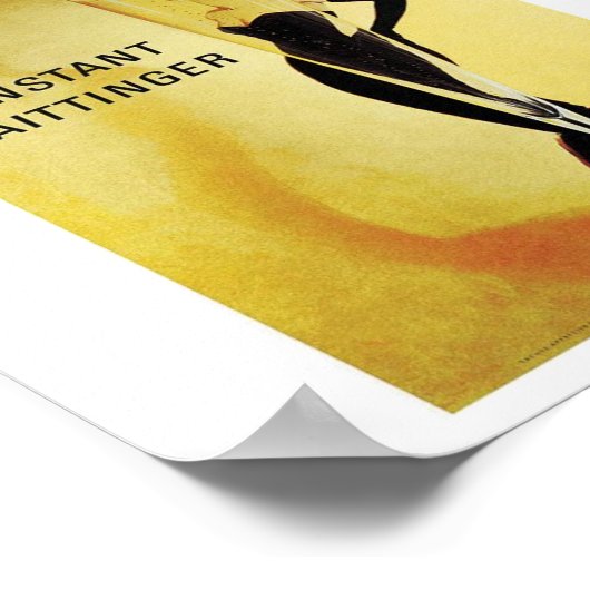 L'Instant Taittinger Print Poster (Ecke)