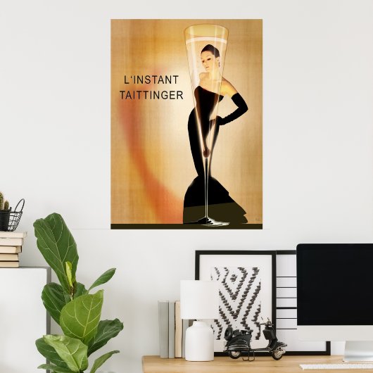 L'Instant Taittinger Remix Poster (Heimbüro)