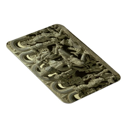 Lintel, das die Dreifaltigkeit darstellt: Siva, Br Magnet (Rechte Seite)