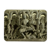 Lintel, das die Dreifaltigkeit darstellt: Siva, Br Magnet (Horizontal)