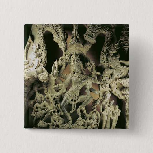 Lintel mit Shiva Nataraja, Kakatiya Dynastie Button (Vorderseite)