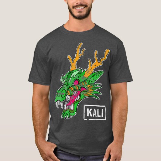 Linu Kali Hacking für Network Hacker und Ubuntu T-Shirt (Vorderseite)