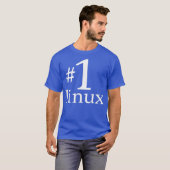 Linu lover tee Pinguin Tu Nummer eins Open Source (Vorne ganz)