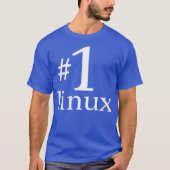 Linu lover tee Pinguin Tu Nummer eins Open Source (Vorderseite)