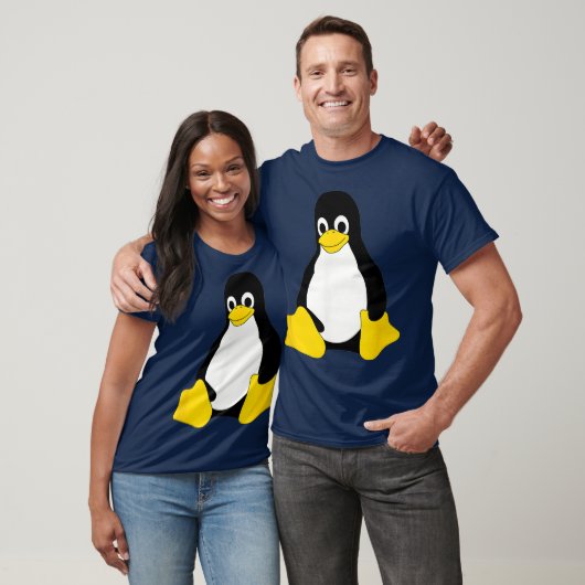 Linu Mascot Tu der Pinguin Nerd Geek IT Person T-Shirt (Unisex)