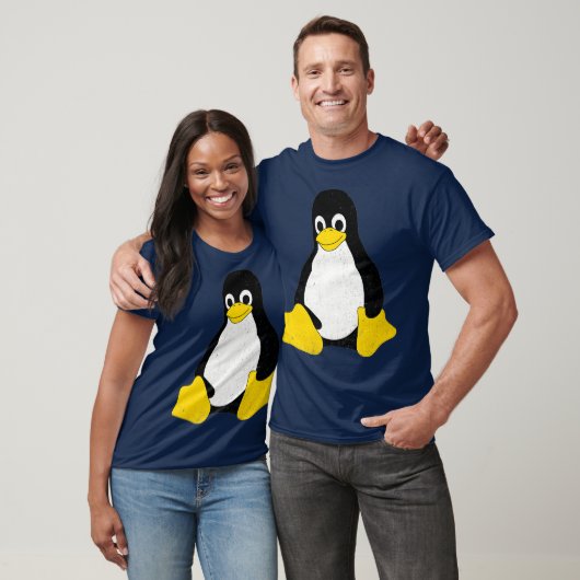 Linu Mascot Tu der Pinguin Nerd Geek IT Person T-Shirt (Unisex)