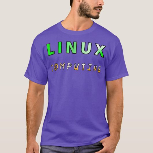 Linu OS Computing Mechanik T-Shirt (Vorderseite)