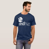 Linu redhat lover tee Penguin Tu Open Source Os (Vorne ganz)