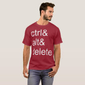 Linu System Admin Systems Administrator Kontrolle T-Shirt (Vorne ganz)
