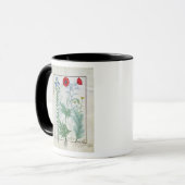 Linum, Klatschmohn und Abrotanum Tasse (Vorderseite Links)