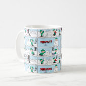 Linus baut einen Schneemann Kaffeetasse (Vorderseite Links)