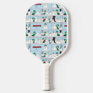 Linus baut einen Schneemann Pickleball Schläger