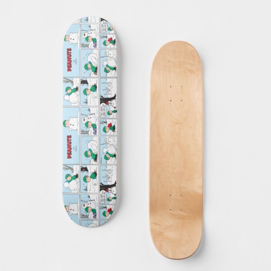 Linus baut einen Schneemann Skateboard (Vorderseite)