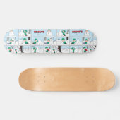 Linus baut einen Schneemann Skateboard (Horizontal)