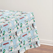 Linus baut einen Schneemann Tischdecke (Beispiel)