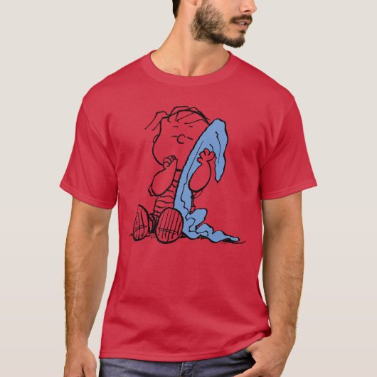 Linus-Decke Peanuts lustig T-Shirt (Vorderseite)