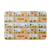 Linus & Lucy | Gesang Jack-O-Lantern Badematte (Vorderseite)
