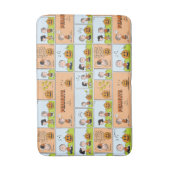 Linus & Lucy | Gesang Jack-O-Lantern Badematte (Vorderseite Vertikal)