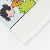 Linus & Lucy | Gesang Jack-O-Lantern Fleecedecke (Ecke)