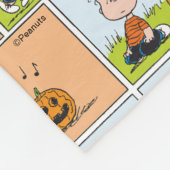 Linus & Lucy | Gesang Jack-O-Lantern Fleecedecke (Ecke)