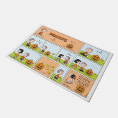 Linus & Lucy | Gesang Jack-O-Lantern Fußmatte (Schrägansicht)