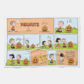 Linus & Lucy | Gesang Jack-O-Lantern Geschirrtuch (Horizontal)