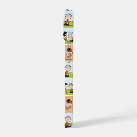 Linus & Lucy | Gesang Jack-O-Lantern iPhone 15 Hülle (Linke Seite)