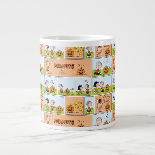 Linus & Lucy | Gesang Jack-O-Lantern Jumbo-Tasse (Vorderseite)
