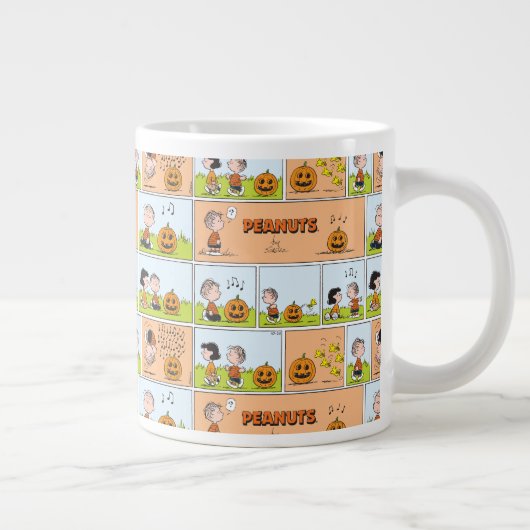 Linus & Lucy | Gesang Jack-O-Lantern Jumbo-Tasse (Rechts)