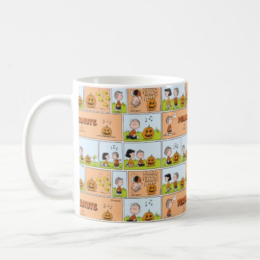 Linus & Lucy | Gesang Jack-O-Lantern Kaffeetasse (Links)