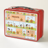 Linus & Lucy | Gesang Jack-O-Lantern Metall Brotdose (Rückseite)