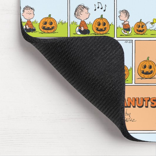 Linus & Lucy | Gesang Jack-O-Lantern Mousepad (Ecke)