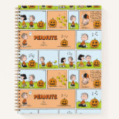 Linus & Lucy | Gesang Jack-O-Lantern Notizblock (Vorderseite)