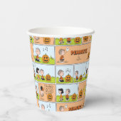 Linus & Lucy | Gesang Jack-O-Lantern Pappbecher (Rückseite)