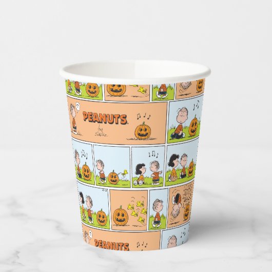 Linus & Lucy | Gesang Jack-O-Lantern Pappbecher (Links)